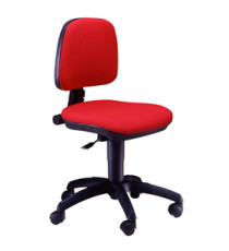 Sedia operativa Atlas A41B - senza braccioli - rosso - Unisit