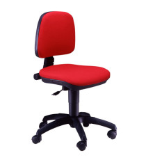 Sedia operativa Atlas A41B - senza braccioli - rosso - Unisit