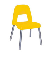 Sedia per bambini Piuma - H 35 cm - giallo - CWR