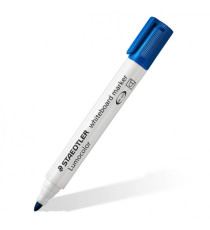 Pennarelli Lumocolor whiteboard 351 - punta tonda - tratto 2 mm - blu - Staedtler