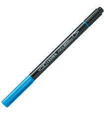 Pennarello Aqua Brush Duo - punte 2/4 mm - azzurro - Lyra Pennarello Aqua Brush Duo - punte 2/4 mm - azzurro - Lyra