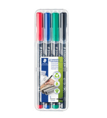 Pennarello Astucci Lumocolor Permanent 313 - punta 0,4 mm - colori assortiti - Staedtler Pennarello Astucci Lumocolor Permanent 313 - punta 0,4 mm - colori assortiti - Staedtler