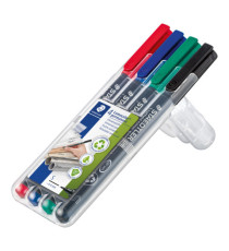 Pennarello Astucci Lumocolor Permanent 313 - punta 0,4 mm - colori assortiti - Staedtler Pennarello Astucci Lumocolor Permanent 313 - punta 0,4 mm - colori assortiti - Staedtler