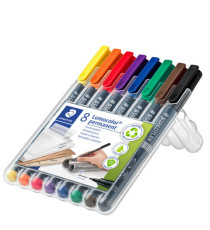 Pennarello Astucci Lumocolor Permanent 313 - punta 0,4 mm - colori assortiti - Staedtler Pennarello Astucci Lumocolor Permanent 313 - punta 0,4 mm - colori assortiti - Staedtler
