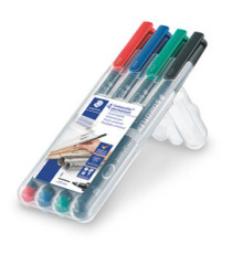 Pennarello Astucci Lumocolor Permanent 318 - punta 0,6 mm - colori assortiti - Staedtler Pennarello Astucci Lumocolor Permanent 318 - punta 0,6 mm - colori assortiti - Staedtler