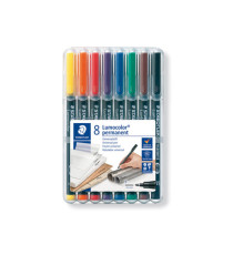 Pennarello Astucci Lumocolor Permanent 318 - punta 0,6 mm - colori assortiti - Staedtler Pennarello Astucci Lumocolor Permanent 318 - punta 0,6 mm - colori assortiti - Staedtler