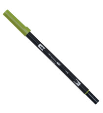 Pennarello Dual Brush 158 - dark olive - Tombow Pennarello Dual Brush 158 - dark olive - Tombow