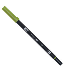 Pennarello Dual Brush 158 - dark olive - Tombow Pennarello Dual Brush 158 - dark olive - Tombow