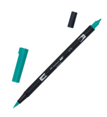 Pennarello Dual Brush 373 - sea blue - Tombow Pennarello Dual Brush 373 - sea blue - Tombow