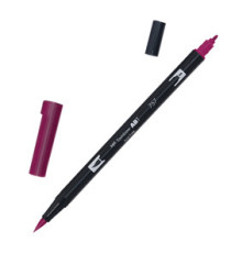 Pennarello Dual Brush 757 - port red - Tombow Pennarello Dual Brush 757 - port red - Tombow