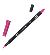 Pennarello Dual Brush N725 - rhoadamine red - Tombow Pennarello Dual Brush N725 - rhoadamine red - Tombow