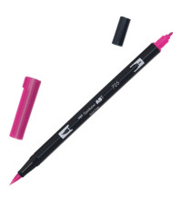Pennarello Dual Brush N725 - rhoadamine red - Tombow Pennarello Dual Brush N725 - rhoadamine red - Tombow