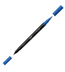 Pennarello Intensity Intense - dual tip brush - colori assortiti - Bic - conf. 6 pezzi