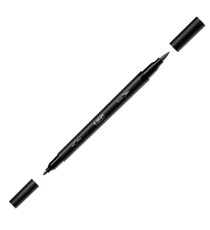 Pennarello Intensity Intense - dual tip brush - colori assortiti - Bic - conf. 6 pezzi