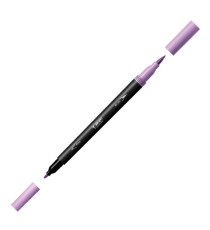 Pennarello Intensity Pastel - dual tip brush - colori assortiti - Bic - conf. 6 pezzi
