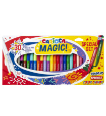 Pennarello Magic Markers - punta 6 mm - colori assortiti - Carioca - conf. 30 pezzi Pennarello Magic Markers - punta 6 mm - colori assortiti - Carioca - conf. 30 pezzi