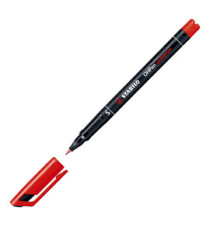 Pennarello OHPen universal permanente 841 - punta superfine 0,4 mm - rosso - Stabilo