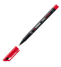 Pennarello OHPen universal permanente 842 - punta fine 0,7 mm - rosso - Stabilo Pennarello OHPen universal permanente 842 - punta fine 0,7 mm - rosso - Stabilo