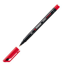 Pennarello OHPen universal permanente 842 - punta fine 0,7 mm - rosso - Stabilo Pennarello OHPen universal permanente 842 - punta fine 0,7 mm - rosso - Stabilo