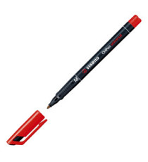 Pennarello OHPen universal permanente 843  - punta media 1,0 mm - rosso - Stabilo Pennarello OHPen universal permanente 843  - punta media 1,0 mm - rosso - Stabilo
