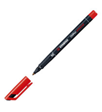 Pennarello OHPen universal permanente 843  - punta media 1,0 mm - rosso - Stabilo Pennarello OHPen universal permanente 843  - punta media 1,0 mm - rosso - Stabilo