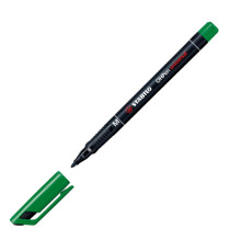 Pennarello OHPen universal permanente 843 - punta media 1 mm - verde - Stabilo Pennarello OHPen universal permanente 843 - punta media 1 mm - verde - Stabilo