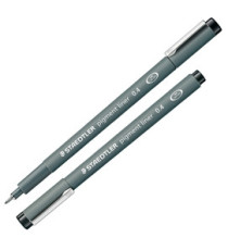 Pennarello Pigment Liner 308 - nero - 0,4 mm - Staedtler Pennarello Pigment Liner 308 - nero - 0,4 mm - Staedtler