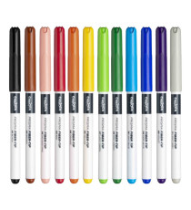 Pennarello Prisma - punta 3,7 mm - colori assortiti - Carioca Plus - conf. 12 pezzi