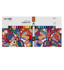 Pennarello Prisma - punta 3,7 mm - colori assortiti - Carioca Plus - conf. 24 pezzi Pennarello Prisma - punta 3,7 mm - colori assortiti - Carioca Plus - conf. 24 pezzi