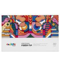 Pennarello Prisma - punta 3,7 mm - colori assortiti - Carioca Plus - conf. 30 pezzi Pennarello Prisma - punta 3,7 mm - colori assortiti - Carioca Plus - conf. 30 pezzi