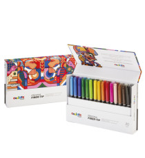 Pennarello Prisma - punta 3,7 mm - colori assortiti - Carioca Plus - conf. 30 pezzi Pennarello Prisma - punta 3,7 mm - colori assortiti - Carioca Plus - conf. 30 pezzi