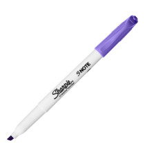 Pennarello S-Note - punta scalpello - colori assortiti - Sharpie - astuccio 12 pezzi