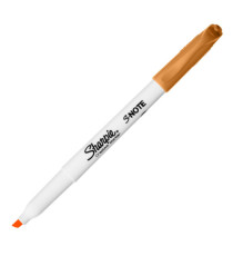 Pennarello S-Note - punta scalpello - colori assortiti - Sharpie - astuccio 12 pezzi