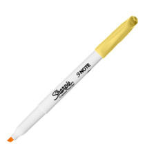 Pennarello S-Note - punta scalpello - colori assortiti - Sharpie - astuccio 4 pezzi