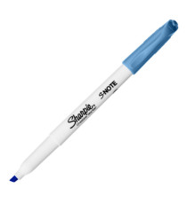 Pennarello S-Note - punta scalpello - colori assortiti - Sharpie - astuccio 4 pezzi