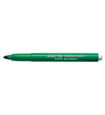 Pennarello Turbomaxi Monocolore - punta ø5mm - verde cinabro - Giotto Pennarello Turbomaxi Monocolore - punta ø5mm - verde cinabro - Giotto