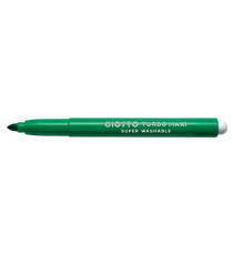 Pennarello Turbomaxi Monocolore - punta ø5mm - verde cinabro - Giotto Pennarello Turbomaxi Monocolore - punta ø5mm - verde cinabro - Giotto