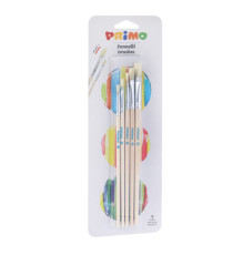 Pennelli e portapennelli - piatti - Primo - blister 5 pezzi Pennelli e portapennelli - piatti - Primo - blister 5 pezzi