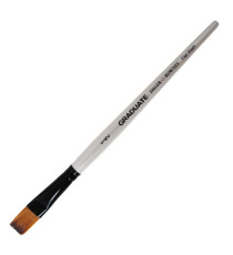 Pennello sintetico Graduate - piatto quadrato - manico corto - n. 1/2 - Daler Rowney Pennello sintetico Graduate - piatto quadrato - manico corto - n. 1/2 - Daler Rowney