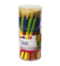 Pennellotti Jumbo - Deco - barattolo 24 pezzi Pennellotti Jumbo - Deco - barattolo 24 pezzi