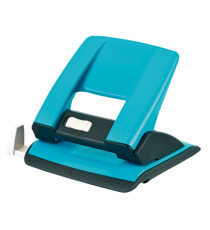 Perforatore - passo 8 cm - max 20 fogli - 2 fori - turchese - Kartia Perforatore - passo 8 cm - max 20 fogli - 2 fori - turchese - Kartia