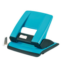Perforatore - passo 8 cm - max 20 fogli - 2 fori - turchese - Kartia