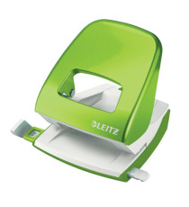 Perforatore 5008 New NeXXt WOW - passo 8 cm - max 30 fogli - 2 fori - verde lime - Leitz