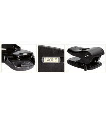 Perforatore 860 - max 60 fogli - 2 fori - passo 8 cm - nero - Lebez