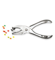 Perforatore a pinza 5820 - 1 foro a stella - metallo - Lebez