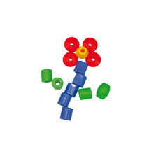 Perle in plastica - 2 cm - colori e forme assortiti - CWR - bauletto 140 pezzi Perle in plastica - 2 cm - colori e forme assortiti - CWR - bauletto 140 pezzi