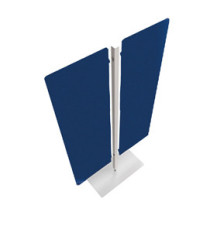 Piantana Moody - a 2 pannelli - H 140 cm - blu Piantana Moody - a 2 pannelli - H 140 cm - blu