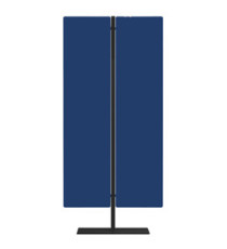 Piantana Moody - a 2 pannelli - H 160 cm - blu Piantana Moody - a 2 pannelli - H 160 cm - blu