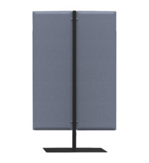 Piantana Moody - a 2 pannelli - H 160 cm - grigio