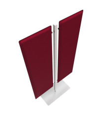 Piantana Moody - a 2 pannelli - H 180 cm - rosso